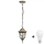 LED външен полилей FLORENCJA 1xE27/10W/230V IP43