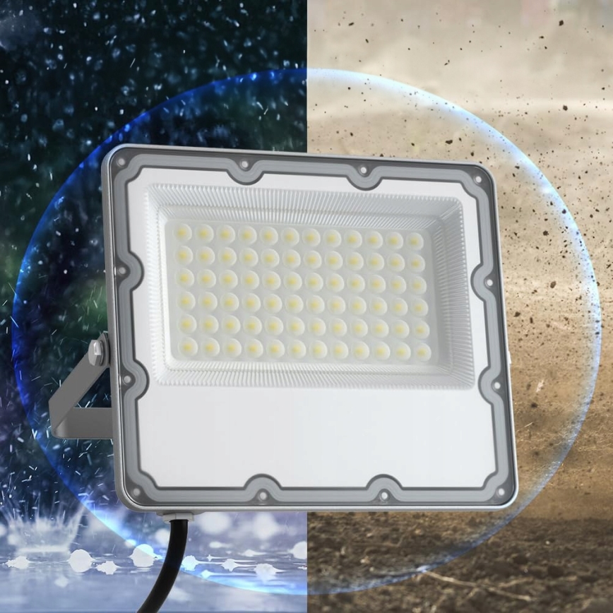 LED външен прожектор LED/50W/230V 4500K IP65 сив