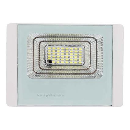 LED Външен соларен прожектор LED/20W/3,2V IP65 6400K 20000 mAh + дистанционно управление