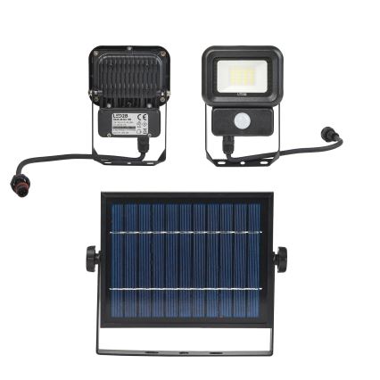 LED Външен соларен прожектор със сензор LED/10W/3,7V 6500K IP65 2200 mAh