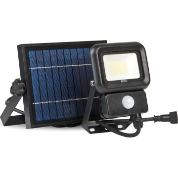LED Външен соларен прожектор със сензор LED/10W/3,7V 6500K IP65 2200 mAh