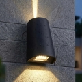 LED външен стенен аплик LED/11W/230V IP65 черен