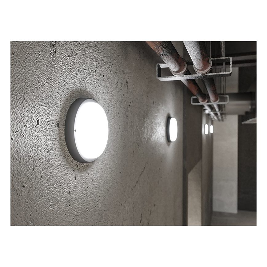 LED външен стенен осветител LED/9W/230V IP54, черен