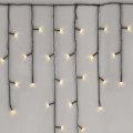 LED външен коледен гирлянд 100xLED/2,5x0,9m IP44 топло бяло