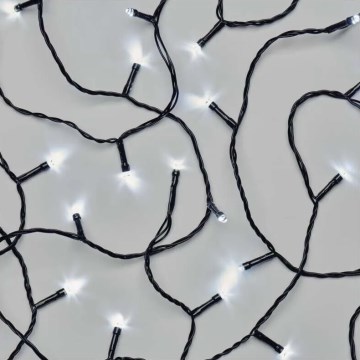 LED външен коледен гирлянд 50xLED/5m IP44 студено бяло