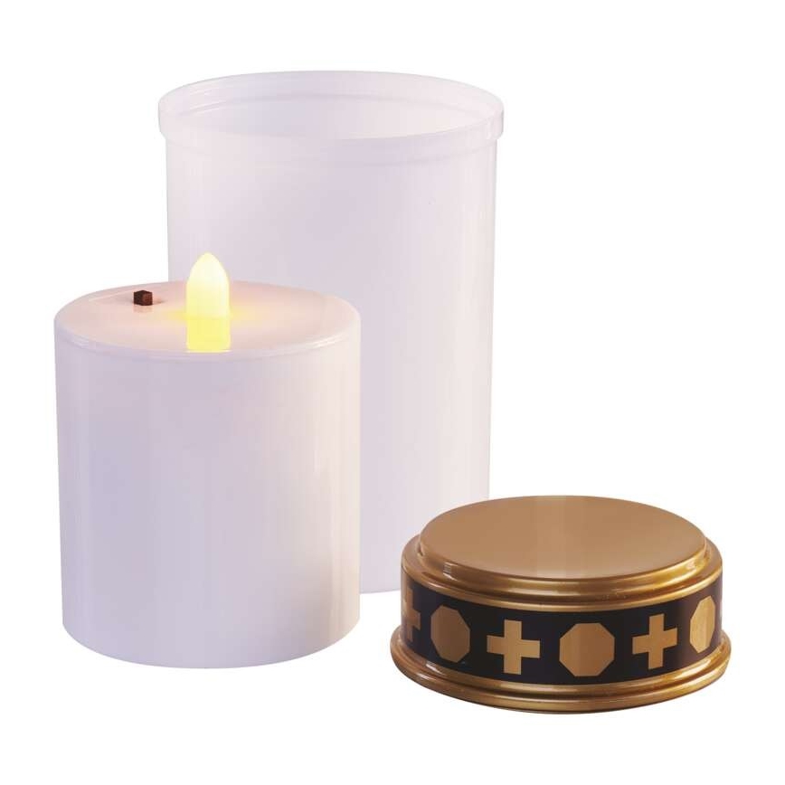 LED Външна декорация LED/2xC IP44 бяла