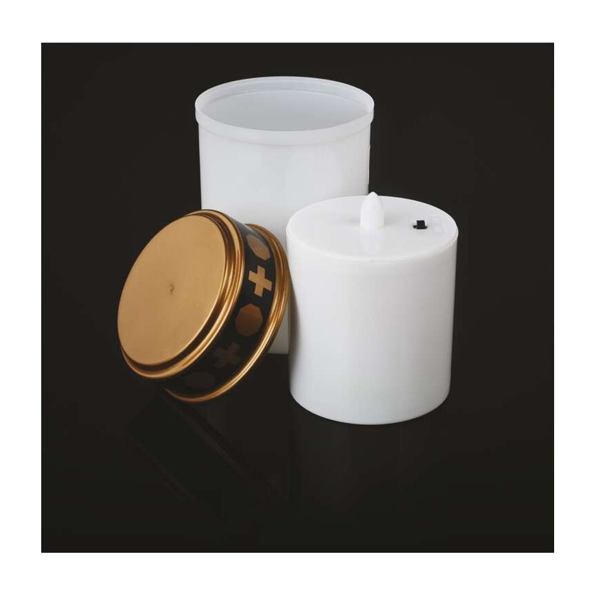 LED Външна декорация LED/2xC IP44 бяла