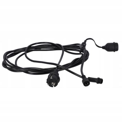 LED външна декоративна гирлянда 20xE27/1W/230V 20,94 m IP44 черна