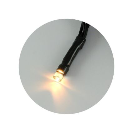LED външна гирлянда 100xLED/2 функции/3xAA 10,8m IP44 топла бяла светлина