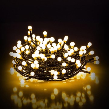 LED външна гирлянда 100xLED/8 функции, 15 m, IP44, топла бяла