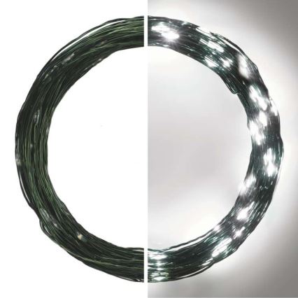 LED външна гирлянда 150xLED/20m IP44 студено бяло