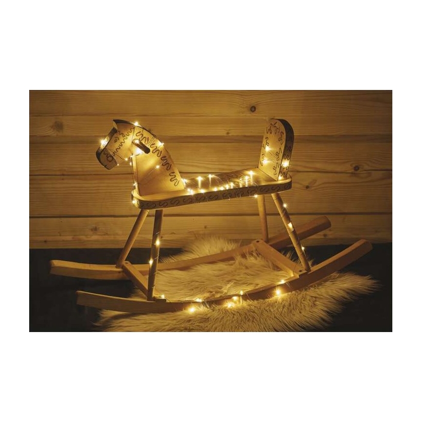 LED  външна гирлянда 40xLED/9m IP44 топло бяло