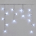 LED външна гирлянда 50xLED/3x0,4m IP44 студено бяла