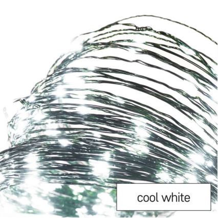 LED външна гирлянда 75xLED/12,5m IP44 студено бяла