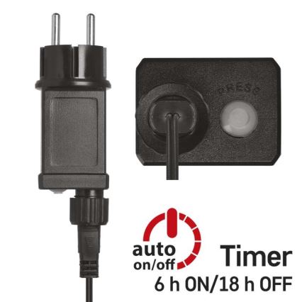 LED външна гирлянда 75xLED/12,5m IP44 студено бяла