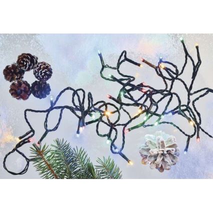 LED външна гирлянда 80xLED/13m IP44 многоцветна