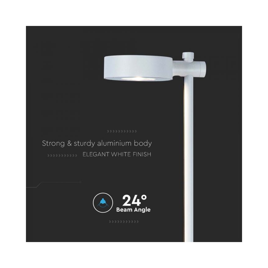 LED външна лампа, 7W, 230V, 4000K, IP65, бяла, 102 см