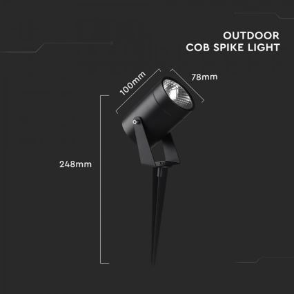 LED външна лампа LED/10W/230V 3000K IP65