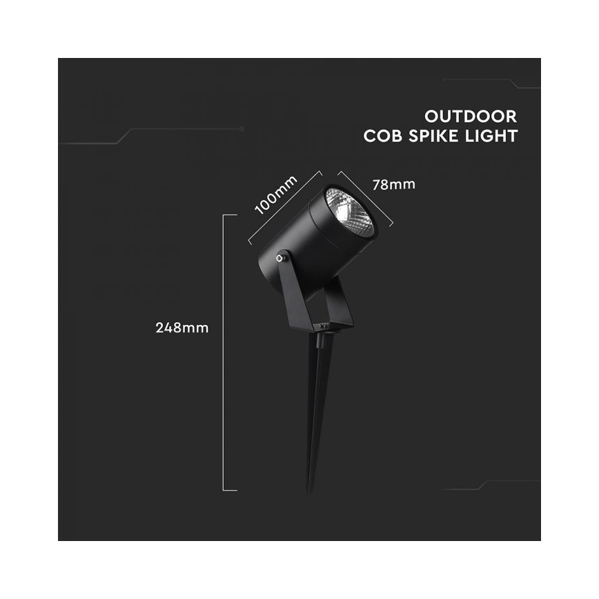 LED външна лампа LED/10W/230V 3000K IP65
