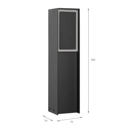 LED външна лампа MODO LED/4,8W/230V 4000K IP44 30 cm черна