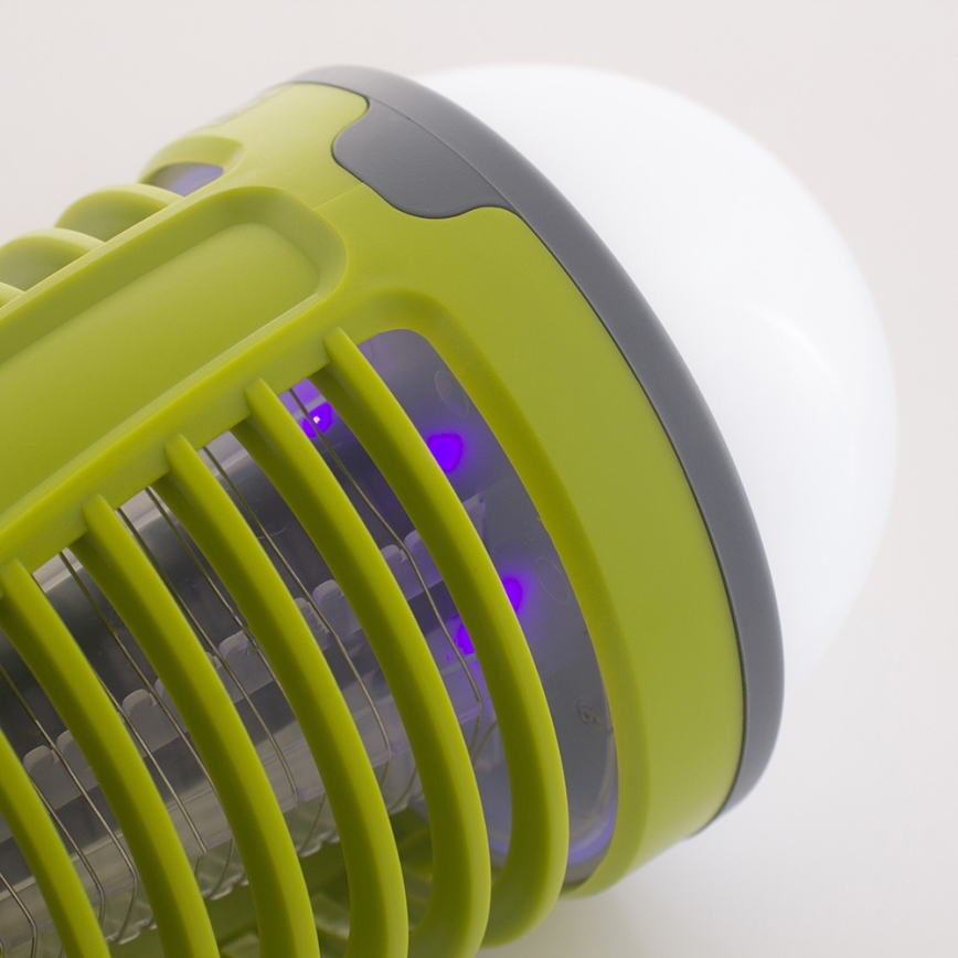 LED Външна лампа с уловител на насекоми LED/5W/USB 1800mAh IP44