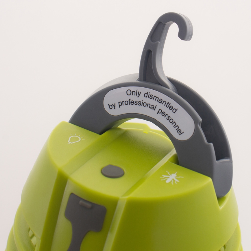 LED Външна лампа с уловител на насекоми LED/5W/USB 1800mAh IP44