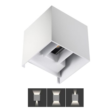 LED Външна, настенна лампа REKA LED/7W/230V IP54 бяла