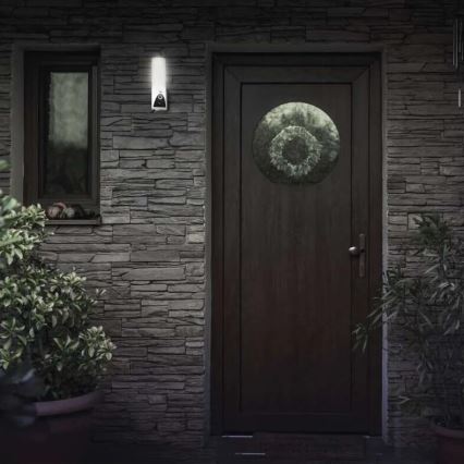 LED Външна смарт камера с осветление GoSmart LED/12W/230V IP65 Wi-Fi Tuya бял