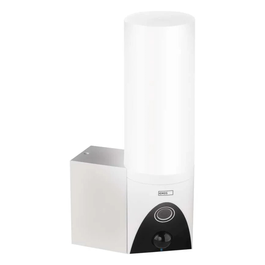 LED Външна смарт камера с осветление GoSmart LED/12W/230V IP65 Wi-Fi Tuya бял