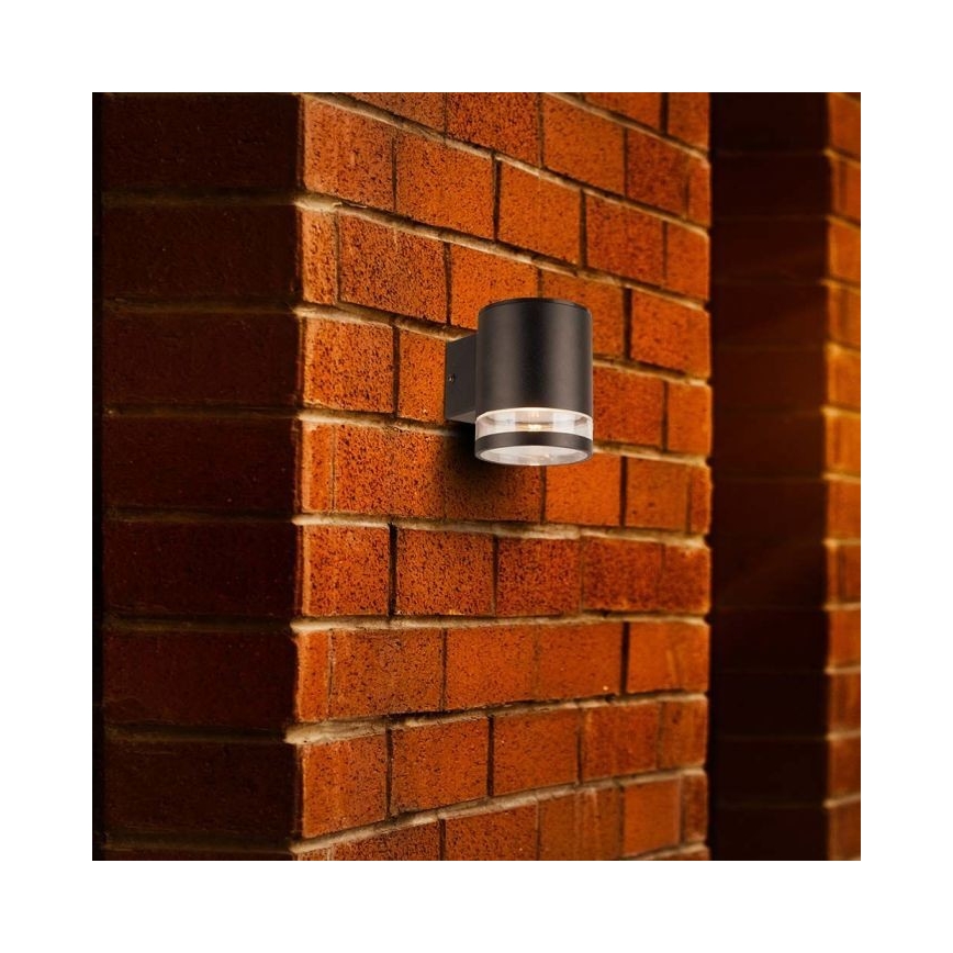 LED Външна соларна лампа за стена LED/1W/3,7V 3000K IP54 1200 mAh черен