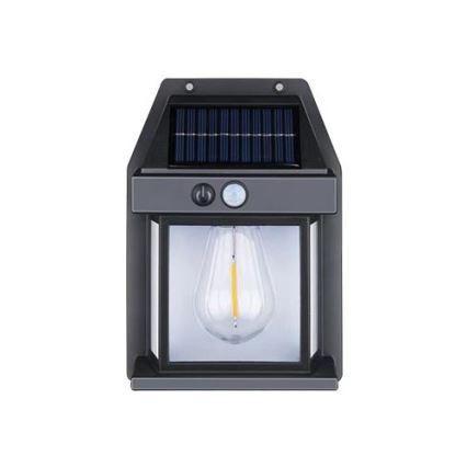 LED Външна соларна лампа за стена със сензор LED/1W/230V 1200 mAh IP65