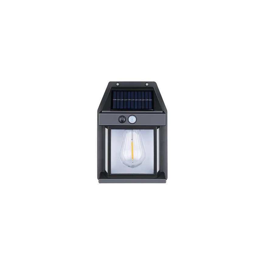 LED Външна соларна лампа за стена със сензор LED/1W/230V 1200 mAh IP65