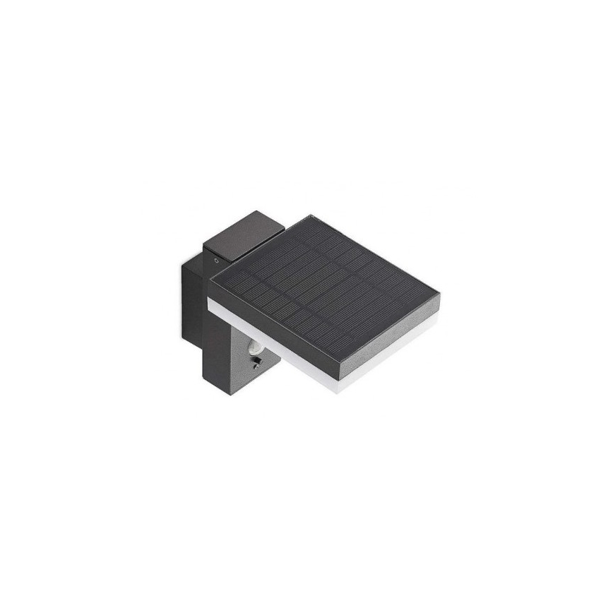 LED Външна соларна лампа за стена със сензор LED/5,5W/3,7V 3000K IP54