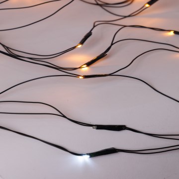 LED външна светеща завеса NET 240xLED/7,2W/230V 1,5x2 m IP44 топла бяла