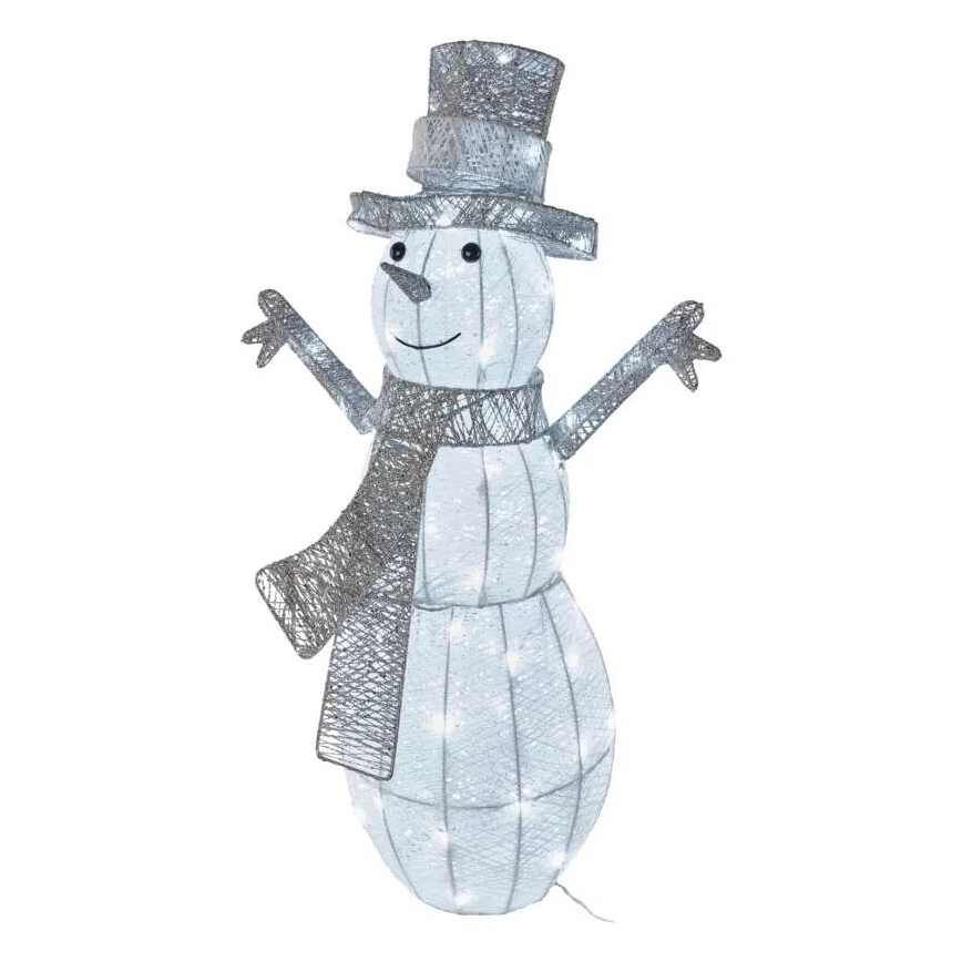 LED Външна коледна украса 80xLED/3,6W/230V IP44 82 см снежен човек