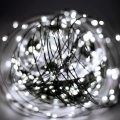 LED външна коледна гирлянда 1000xLED/230V 8 режима 53 m IP44 студено бяла + дистанционно управление