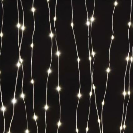 LED външна коледна гирлянда 240xLED/8 функции 6,7 m IP44 топло бяло