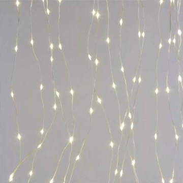 LED Външна коледна гирлянда 300xLED/8 функции 5,9 m IP44 топло бяло
