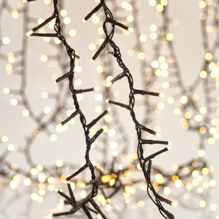 LED външна коледна гирлянда SNAKE 1300xLED/12W/230V 29,1 m IP44 топла бяла