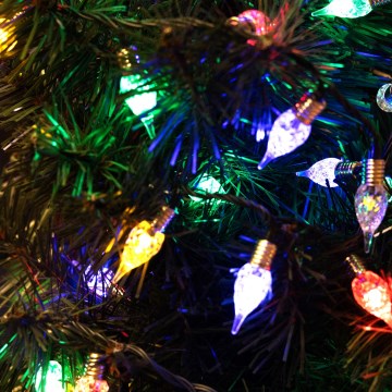 LED външна коледна светлинна верига LINE, 200 светодиода, 12,75 м, IP44, многоцветна