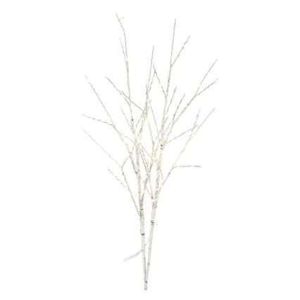 LED външна коледна украса 100xLED/3xAA топла бяла IP44