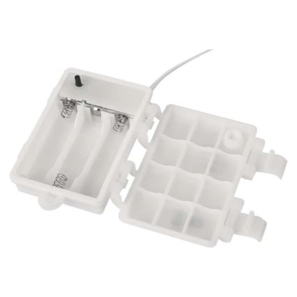 LED външна коледна украса 100xLED/3xAA топла бяла IP44
