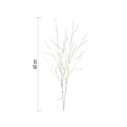 LED външна коледна украса 100xLED/3xAA топла бяла IP44