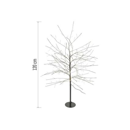 LED външна коледна украса 600xLED/3,8W/230V 120 cm топла бяла IP44
