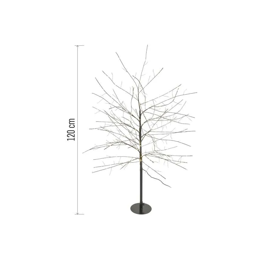 LED външна коледна украса 600xLED/3,8W/230V 120 cm топла бяла IP44
