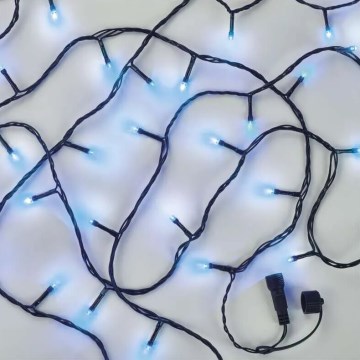 LED външна коледна верига 100xLED/10 м IP44 синя