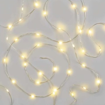 LED външна коледна верига 120xLED/17m IP44 топла бяла