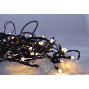 LED Външна коледна верига 500xLED/8 функции IP44 55m топло бяло