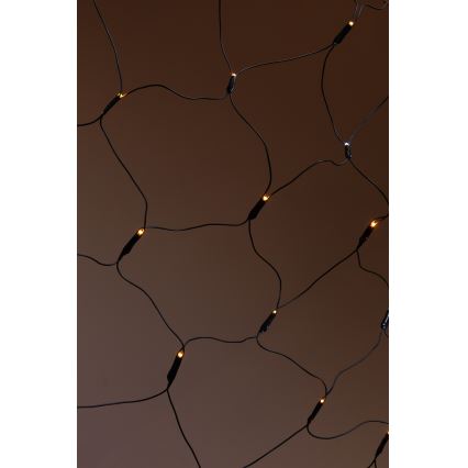 LED външна коледна завеса NET 240xLED/7,2W/230V 1,5x2 m IP44 топла бяла