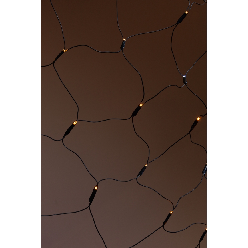 LED външна коледна завеса NET 240xLED/7,2W/230V 1,5x2 m IP44 топла бяла